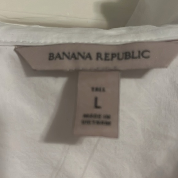 NWT Banana Republic large white dress - Picture 4 of 5